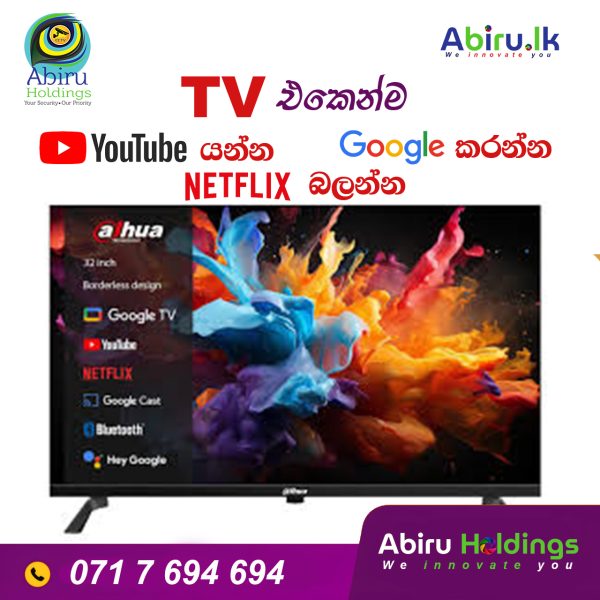 DAHUA DHI-LTV32-SG100 32'' HD GOOGLE TV(2y)